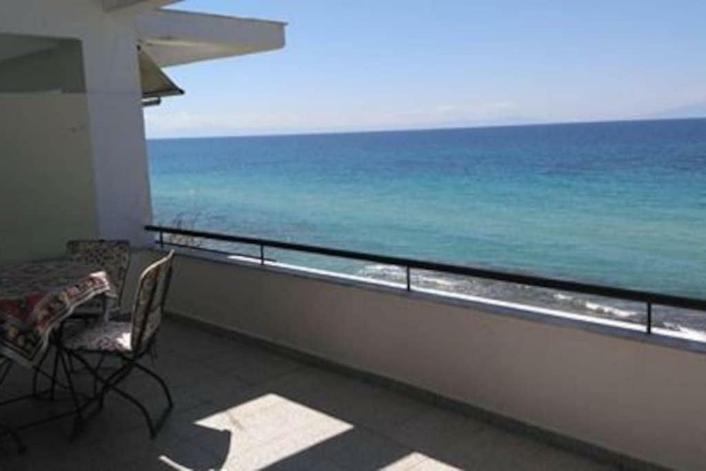 Seaside Beach House Siviri Exterior foto