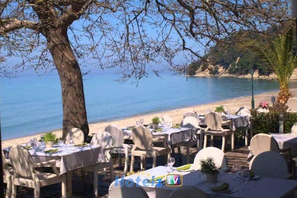 Seaside Beach House Siviri Exterior foto
